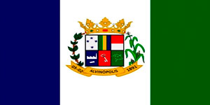 Bandeira de Alvinópolis Bandeira de Alvinópolis